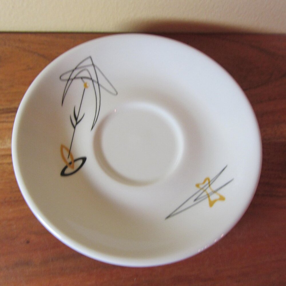 3 for $36 - Mayer vintage plate atomic stars 362 MCM (W3570)